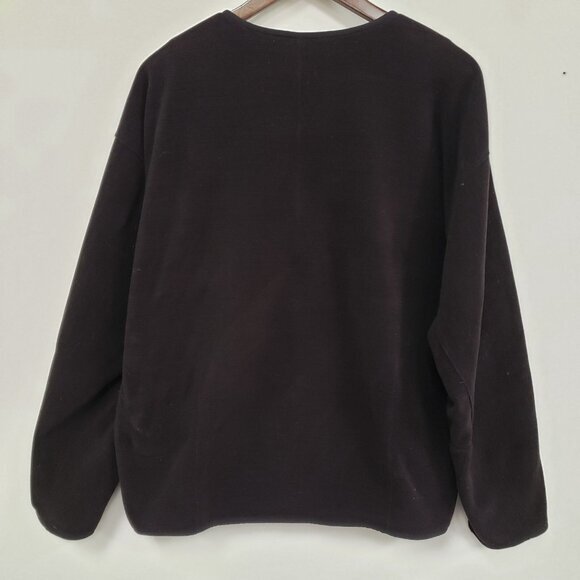 Lululemon Womens Moraine Fleece Full Zip Jacket Size L Black Athleisure Gym Yoga - Picture 2 of 9